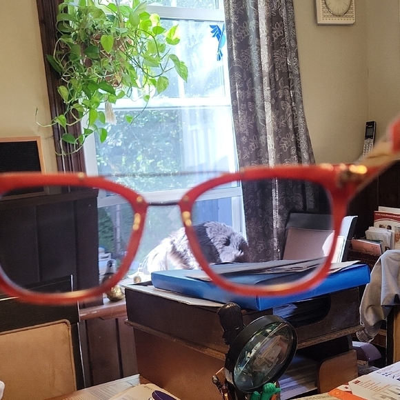 Nicole Miller Burgundy Sunglasses - Picture 5 of 7